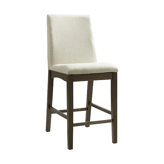 Elements International Dapper Counter Side Chair (Walnut) (Set of 2) DPR500CSC