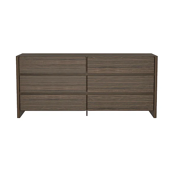 Manhattan Comfort Linda 72" Dresser in Walnut Brown DR011-BR