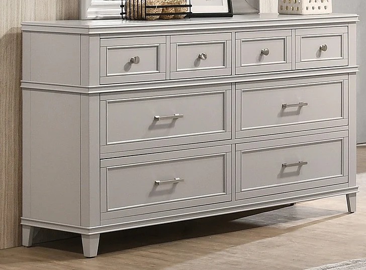 Emma Mason Signature Azure Living 6 Drawer Dresser in Grey