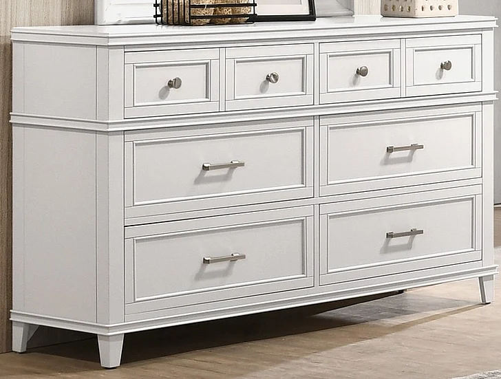 Emma Mason Signature Azure Living 6 Drawer Dresser in White