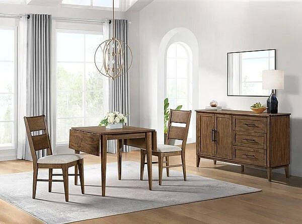 Intercon Furniture Koloa 4pc Drop Leaf Table Set in Honey