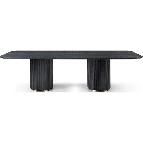 Whiteline Modern Heidi Dining Table in DT1842-BLK