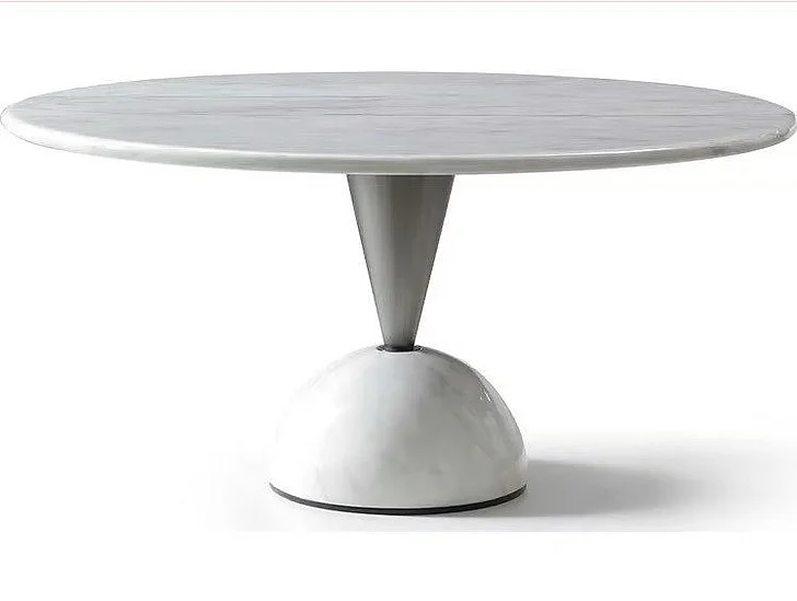 Whiteline Modern Olympia Dining Table in DT2019-WHT