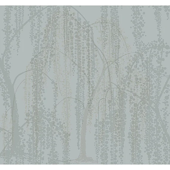 York E61-Candice Olson After 8 Willow Glow Smokey Blue Wallpaper DT5063 (Double Roll)