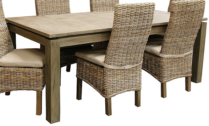 Capris Furniture 752 Rectangular Dining Table in Grey Wash DT752GW CUSTOM ITEM