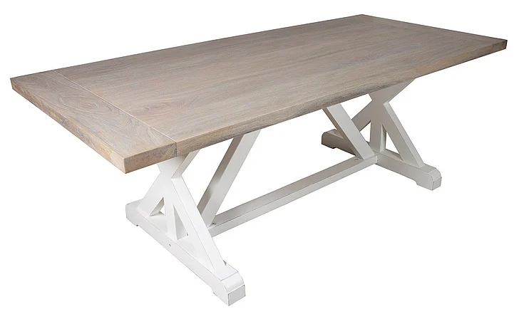 Capris Furniture 780 Rectangular Dining Table in Hampton Grey DT780HGW CUSTOM ITEM