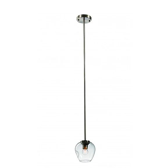Bethel Clear Dented Glass Pendant DU31C