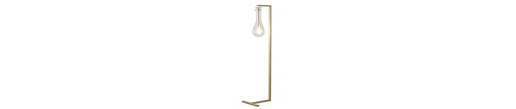 Bethel Brass Metal Color Frame Floor Lamp DU36