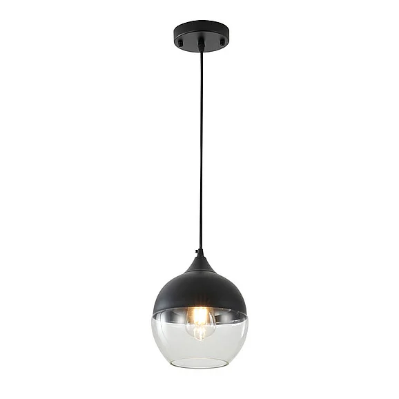 Bethel Matte Black Single Pendant DU68