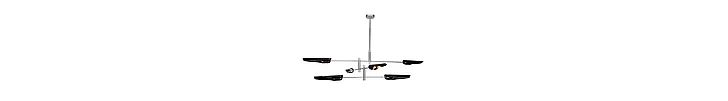 Bethel Chrome Framew/ Smoke Black Tubed Shade Light Fixture DU86