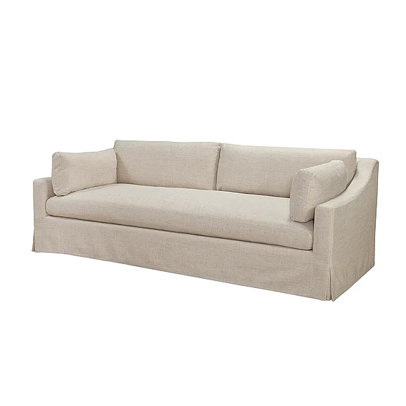 Spectra Home Dunne Sofa 96" in Weathered Oak Focus Rice Ash (E ) S3314TX-30/WO-FRA