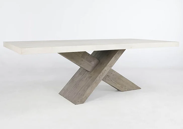 Classic Home Durant 84" Dining Table in White 51030906 PROMO