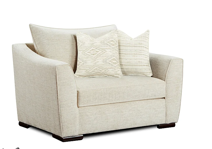 Southern Motion (Fusion) Vibrant Vision Oatmeal Chair 1/2 9772