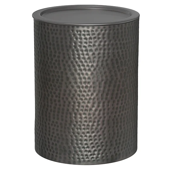 Simpli Home Corbin Metal Side Table in Hammered Antique Copper AXCMTCOR-HAC