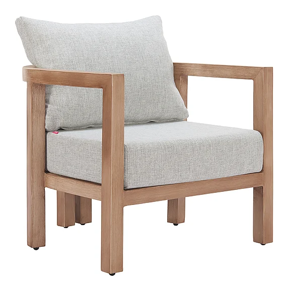 Zuo Modern Leto Armchair Gray 704114