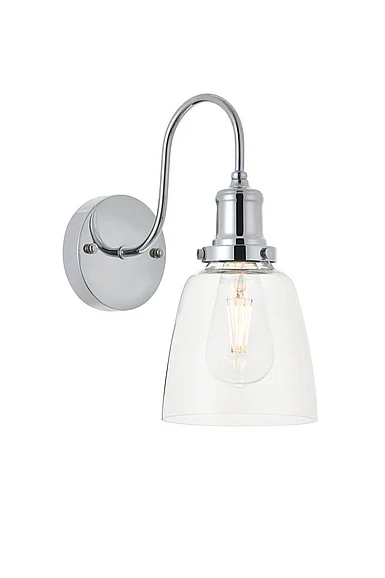 Elegant Felicity 1 Light Chrome Wall Sconce LD4013W6C CLOSEOUT