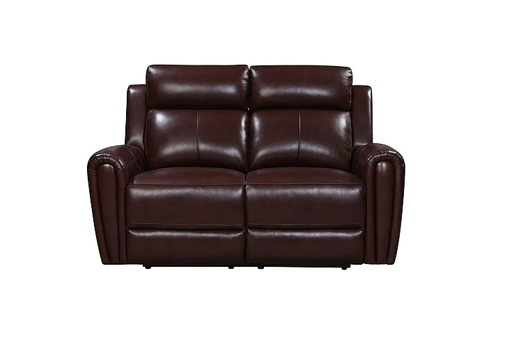 Leather Italia USA Jonathan P1 Loveseat in Brown 1712-E3215-027030LV