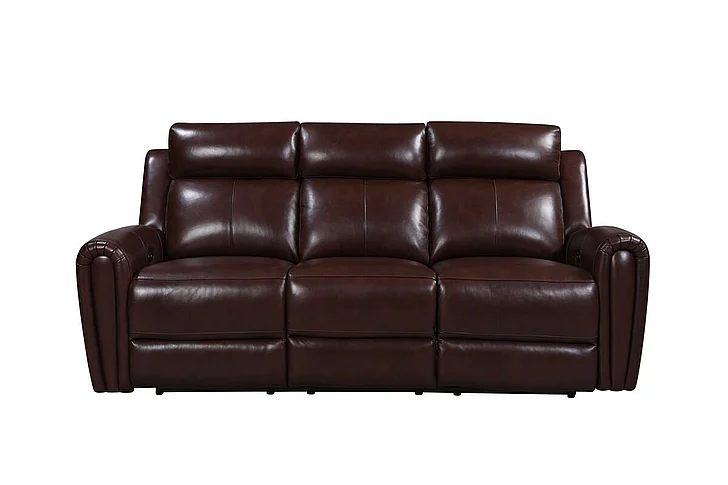 Leather Italia USA Jonathan P1 Sofa in Brown 1712-E3215-037030LV