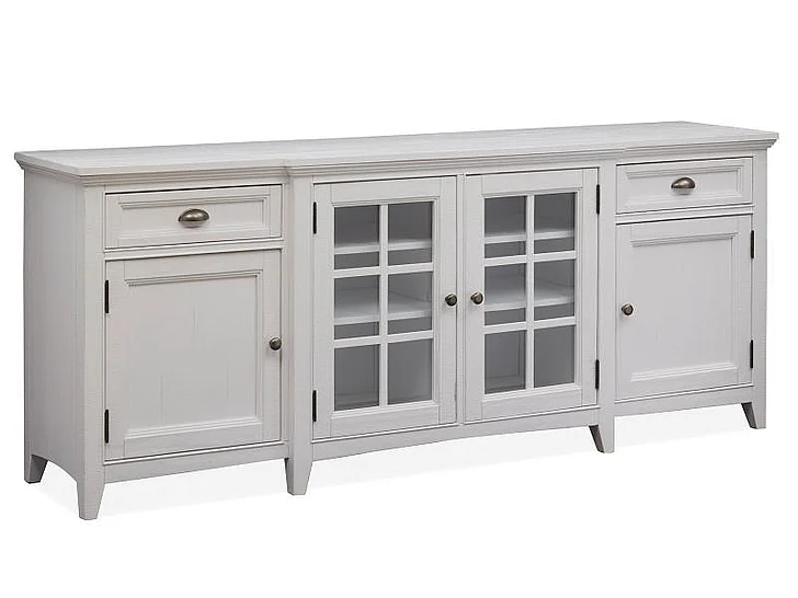 Magnussen Heron Cove Console 80" in Chalk White E4400-08 PROMO