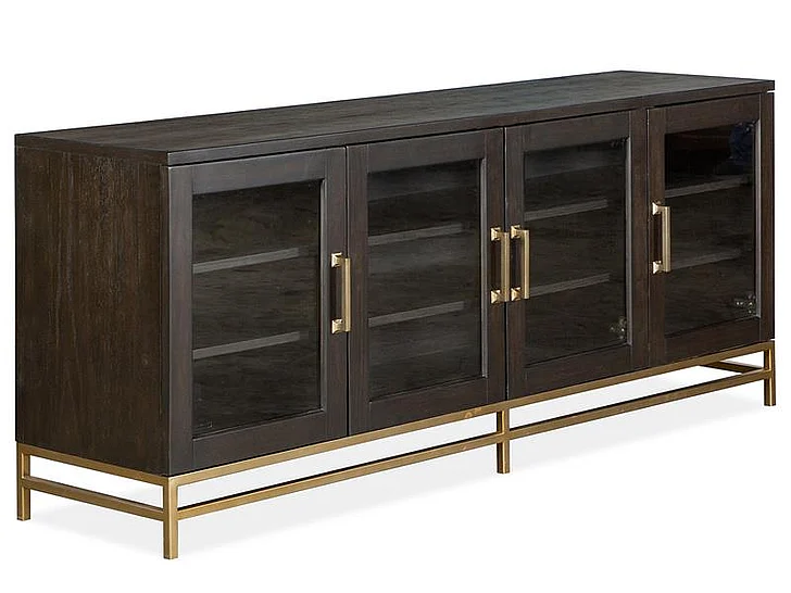 Magnussen Furniture Lindon Dark Console in Coffee Bean E5570-05D PROMO