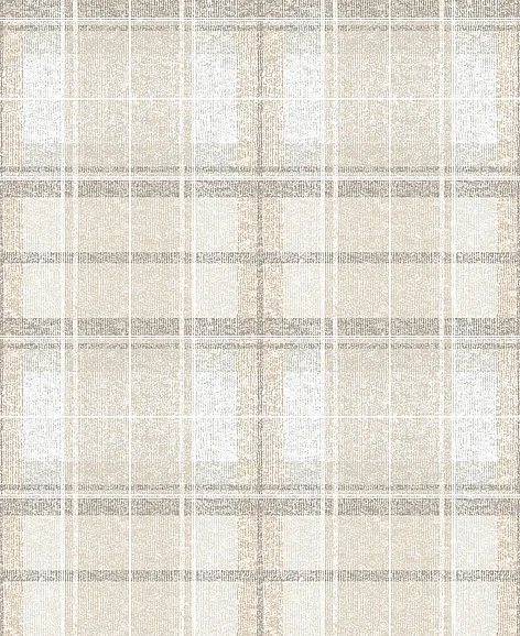 York RoomMates Tweed Plaid Beige Peel & Stick Wallpaper RMK11395RL