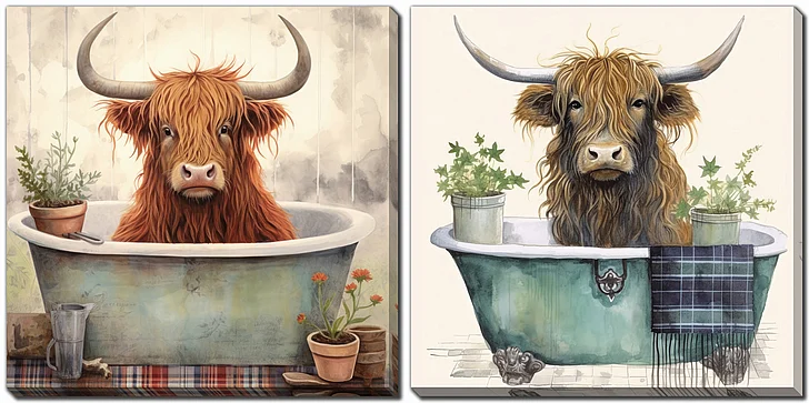 Streamline Art Highland Bath Set of 2 E783644