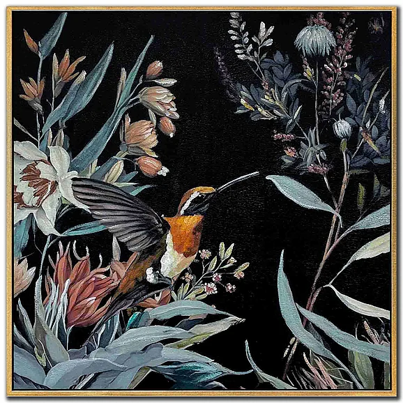 Streamline Art Hummingbird Garden I E785853
