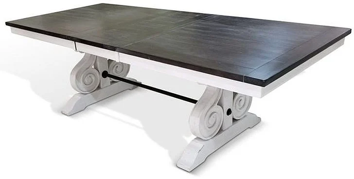 Sunny Designs Carriage House Trestle Table in European Cottage 1041EC