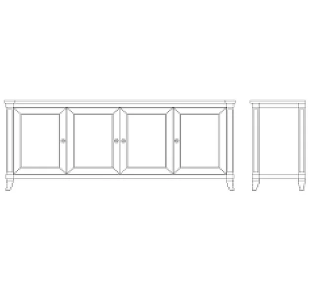 American Drew Chastain Eastview Console