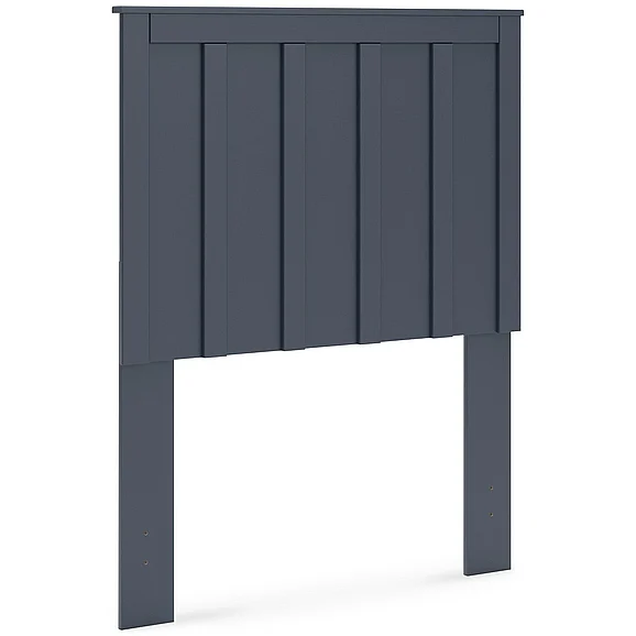Simmenfort Twin Panel Headboard in Navy Blue EB1528-155 FedEx/UPS