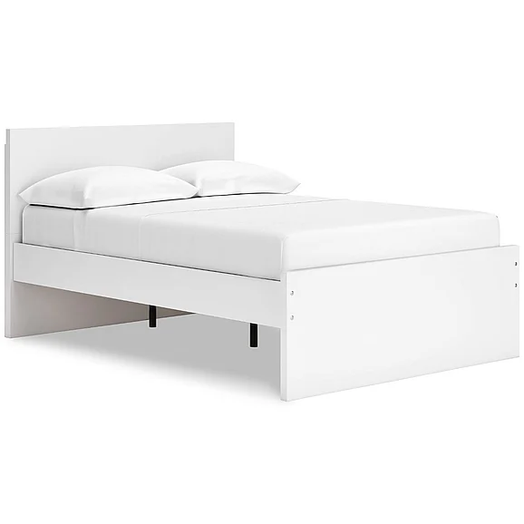 Onita Full Panel Platform Bed in White EB9630B7 FedEx/UPS