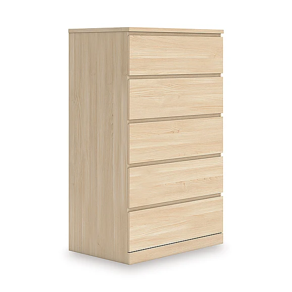 Onita Chest of Drawers in Natural EB9632-245 FedEx/UPS