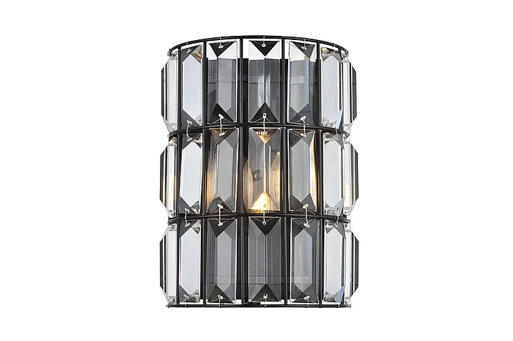 Elegant Blair Collection Wall Sconce D4.8 H9.8 LT:1 Oil Rubbed Bronze Finish LD5002W8ORB