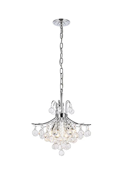 Elegant Toureg 6 Light Chrome Pendant Clear Royal Cut Crystal V8000D16C/RC