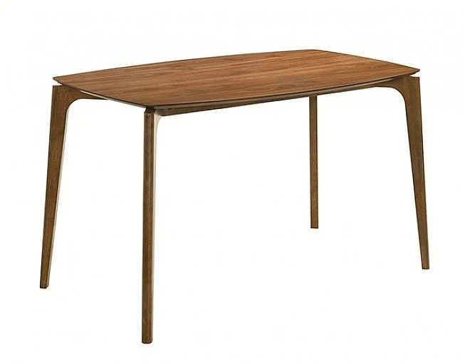 Furniture of America Ebikon Counter Height Table in Walnut FM3211WN-PT