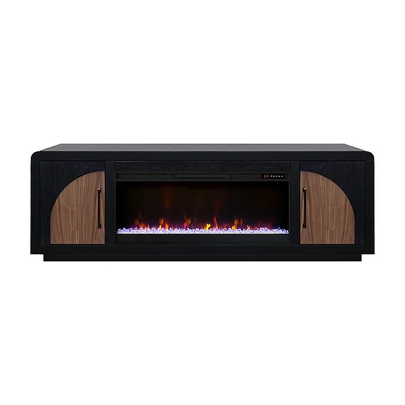 Legends Furniture Eclipse Super Fireplace Console in Clove/Walnut EC5410.CLV
