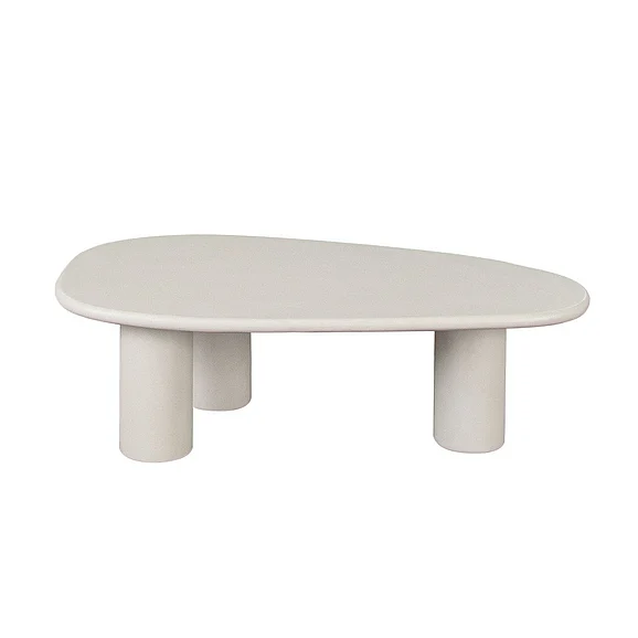 Diamond Sofa Echo Cocktail Table in Ivory Cement ECHOCTIV
