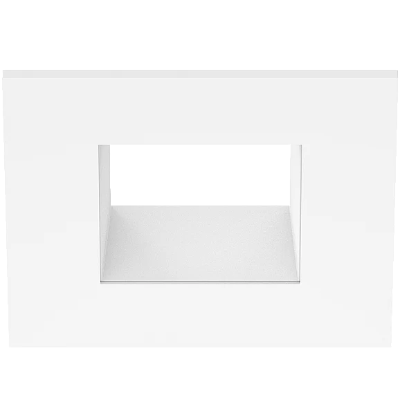 CSL Eco-Downlight 3" Adjustable Square Trim, White ED3-SASTWT