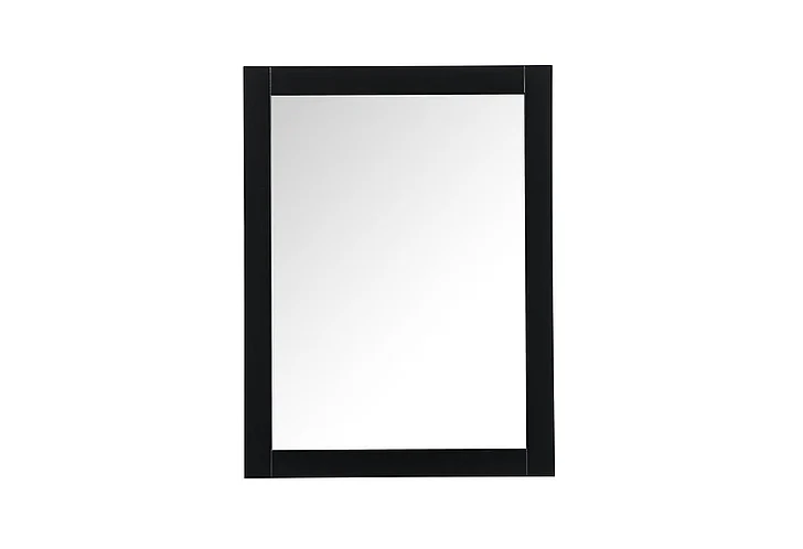 Elegant Aqua Vanity Mirror 27X36 In. in Black VM22736BK