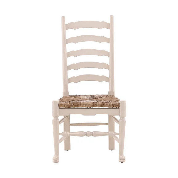 Furniture Classics Bradley Ladderback Side Chair in White Washed 1142LT