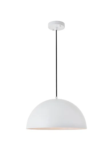 Elegant Forte 1 Light White Pendant LD4025D16WH CLOSEOUT