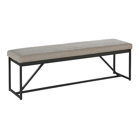 Intercon Furniture Eden Dining Bench in Dune ED-CH-6416B-DNE-RTA