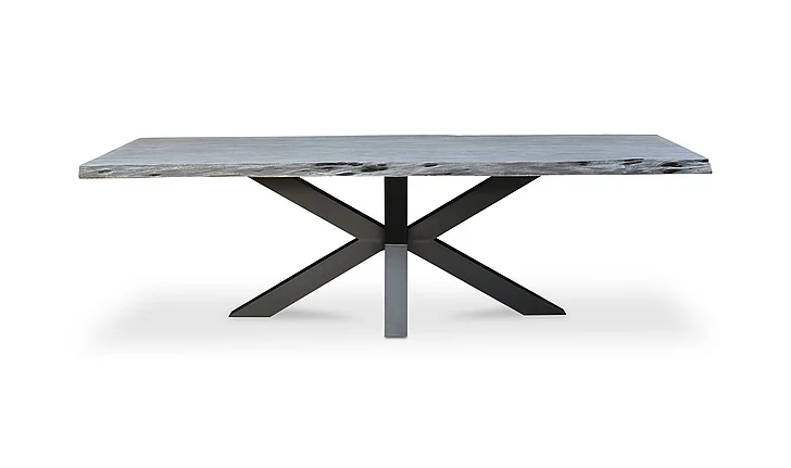 Moe's Home Collection Edge Small Dining Table in Light Grey UH-1018-29-0 CLOSEOUT