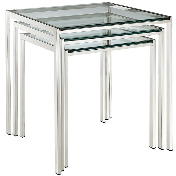 Modway Nimble Nesting Table in Silver EEI-257
