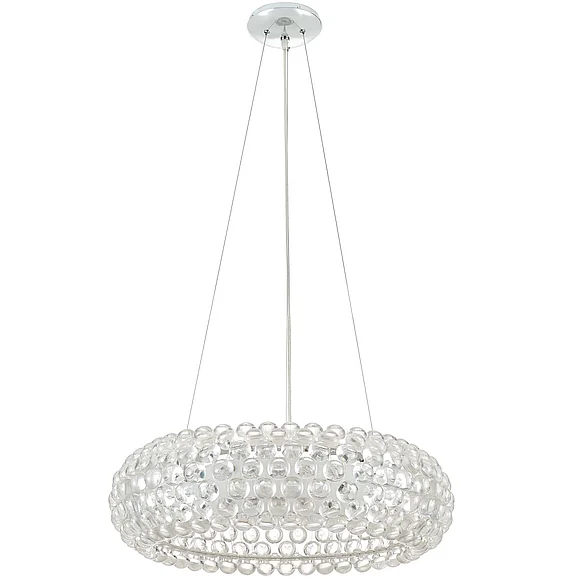 Modway Halo 25-Inches Pendant Chandelier in White EEI-2909
