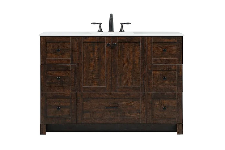 Elegant 48 In. Single Bathroom Vanity in Expresso VF2848EX
