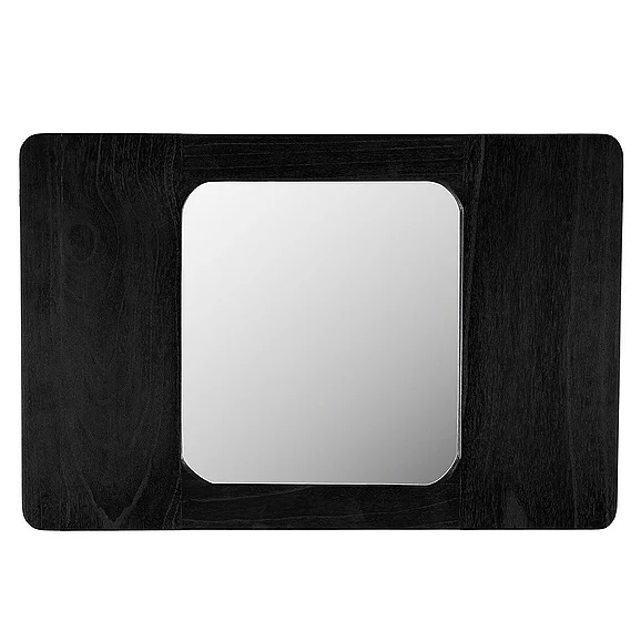 Noir Furniture Franklin Mirror, B - Charcoal Black EG-27CHB