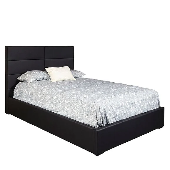 Idea Italia Romeo/Edge Bed Queen Upholstered Bed in Lava