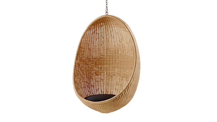 Sika-Design Icons Hanging Egg Chair w/ Chain in Core Natural ND-75