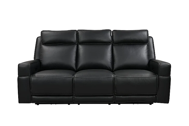 Leather Italia USA Valley Sofa - P2 - Zg in Black 4111-EHZ5153-038034LV